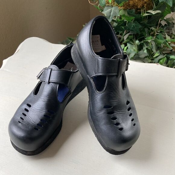 P.W. Minor Miss Continental Black Leather Orthopedic Diabetic Shoes Size 5 1/2 D - Picture 12 of 12